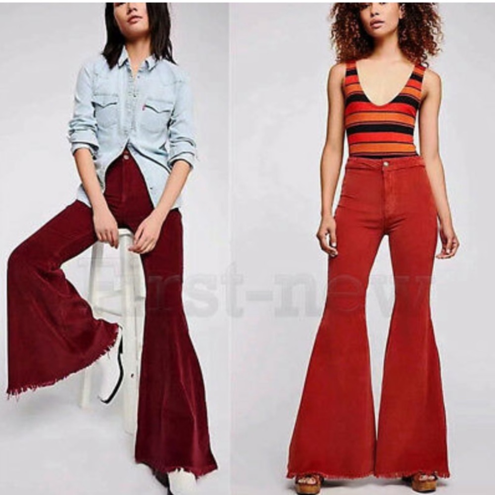 Peach Love California Bell-Bottom pants